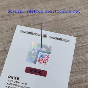 China Customized Size Security QR Code Labels Roll Waterproof Paper Carton 10000 Pieces wholesale