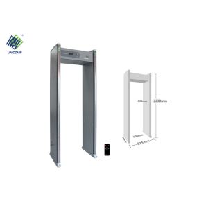 China LED Alarm 60 Zones Infrared Walk Through Metal Detector wholesale