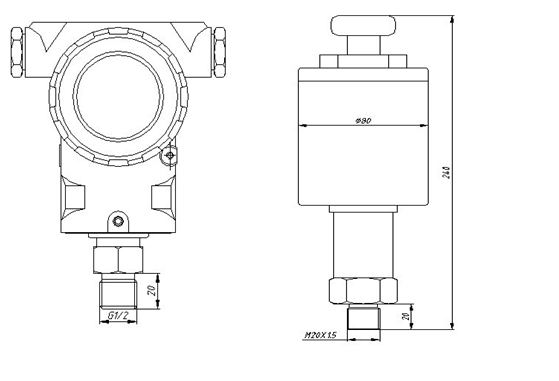 Intelligent Pressure Data Logger Low Consumption For Fire Fighting Detection