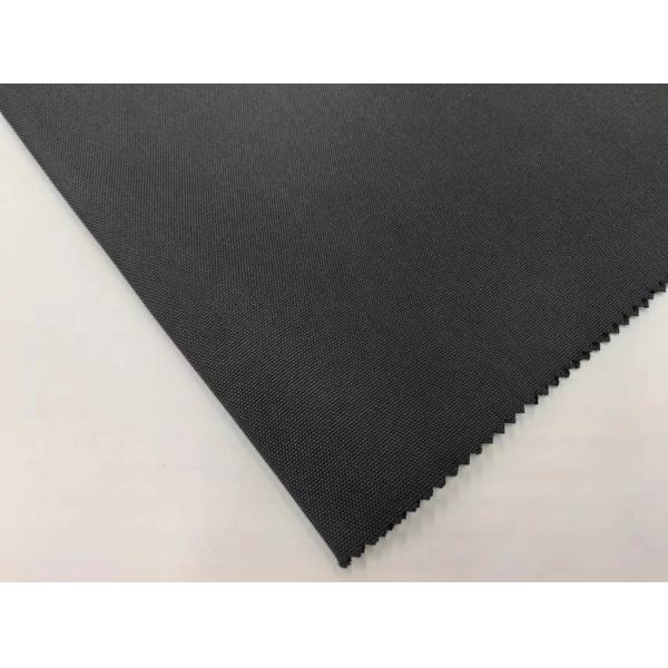 Black 300D Polyester Oxford Fabric 600D PU coated Mildew Resistant Flame Retardant Material