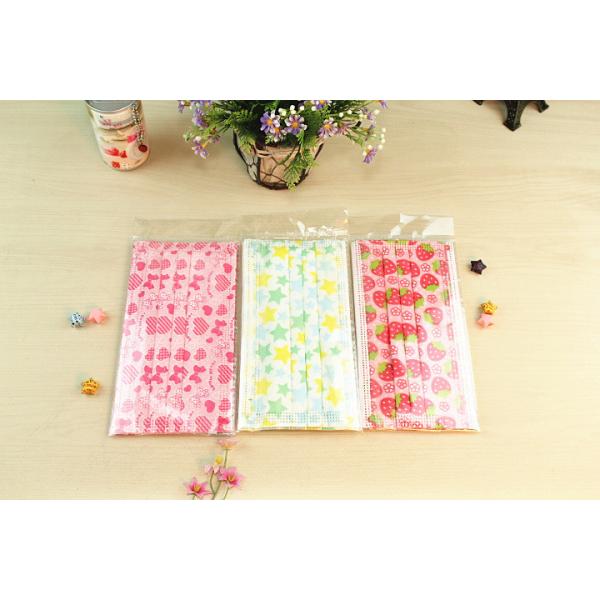 Safety Protective Disposable Nose Mask , Earloop Medical Mask Anti Dust