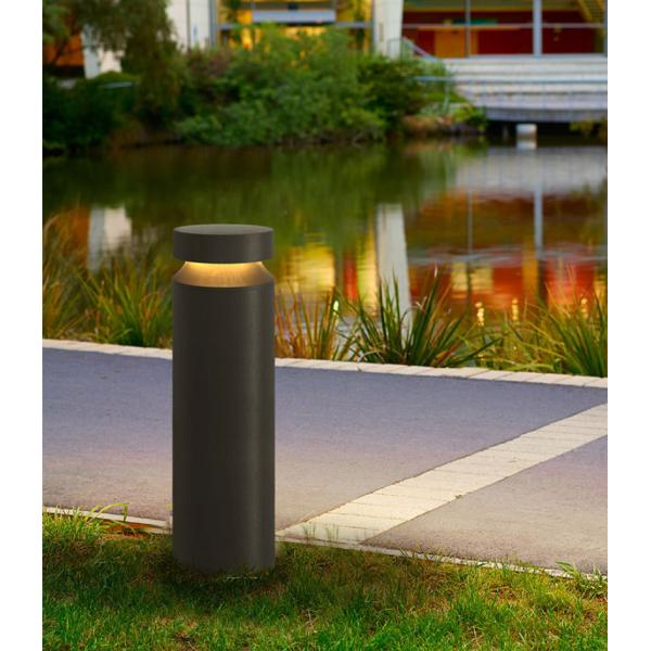 24W Outdoor LED Bollard Light With 360° Light Emission For Glare-Free Illumination Of Pathways, Open Spaces And Driveways