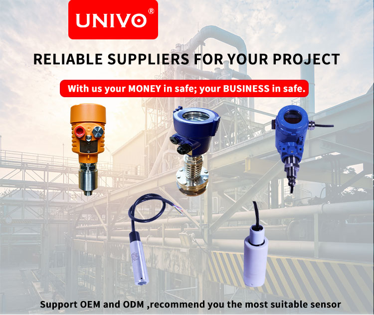 UNIVO UBPT500-601SY 3.1-6.1VDC Supply Voltage Liquid Level Transmitter for Industrial
