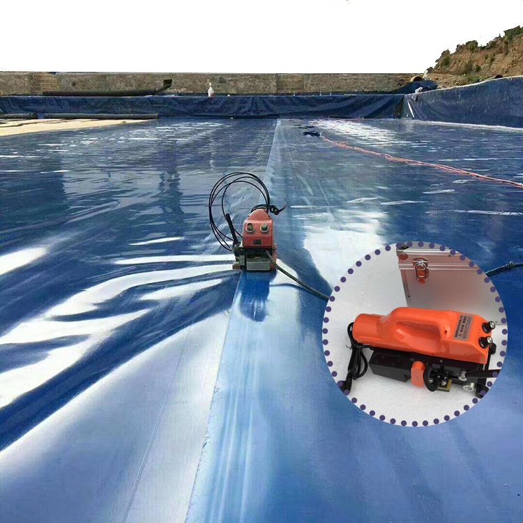 HDPE Geomembrane Overlap Hot Wedge Welder Welding Machine Automatic Sealing Machine