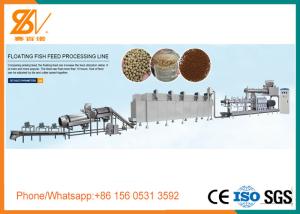China Animal Feed Processing Equipment High Output Extrusion Process Floating Sinking Pellet wholesale