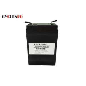 Black Lithium Iron Phosphate Battery , Lithium Phosphate Rechargeable Battery