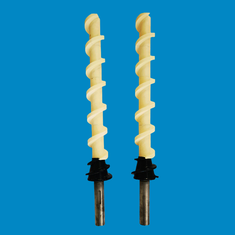 Rotating Screw Blades Ceramic Screw Conveyor With High Purity Alumina Weibull Modulus 10-11 M