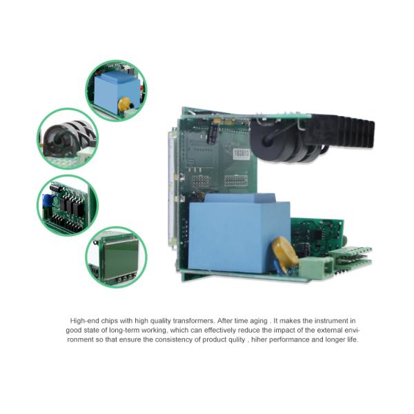 Display Simple Operation Intelligent Blue LCD Display 96*96mmThree Phase Multi-function Meter RH-3D3Y