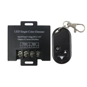 China Wireless RF Remote LED Controller Dimmer Single Color With 30A 720W High Power wholesale