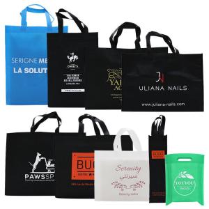 China Foldable Custom Logo Stock Reusable Grocery Packaging Tote Bag wholesale
