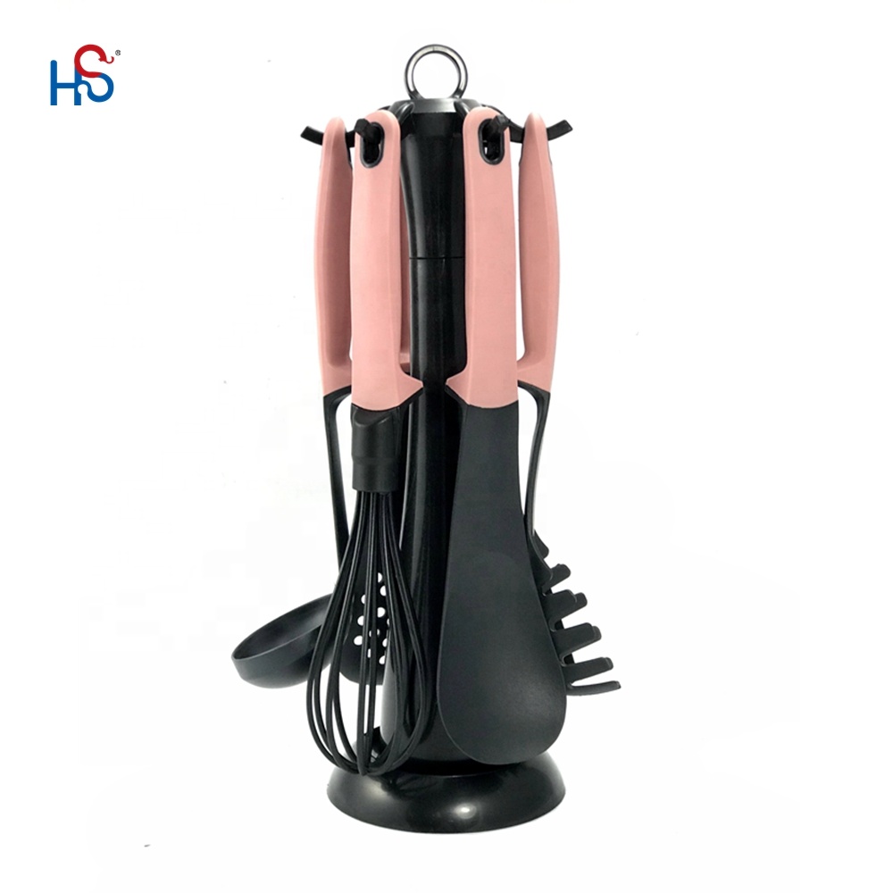 7 Pcs Non-stick Utensils Set with Heat Resistant Silicone Cooking Tools and TPR Handle