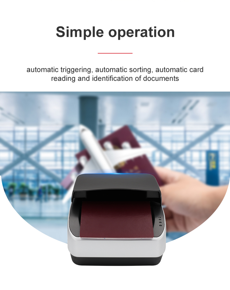 Sinocecu Document Reader SDK Free SDK for Full Page ID Card RFID OCR MRZ and Passport
