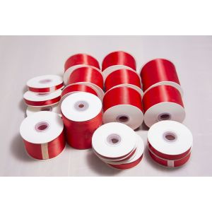 Polyester 0.6cm Double Sided Satin Ribbon For Packing