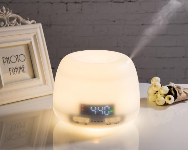 Quality Working Time Settable 400ml Aroma Diffuser With Alarm Clock for sale