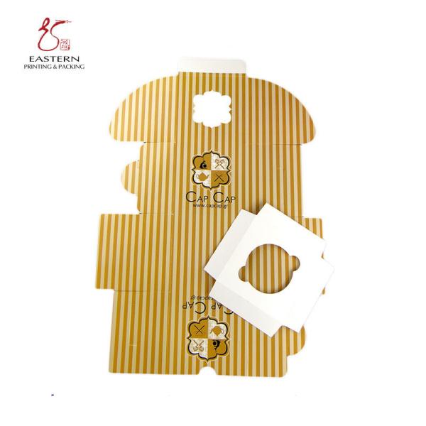 Single Cupcake Paper Box With Full Color Printing And Customized Logo | Food Grade Material Cake Boxes