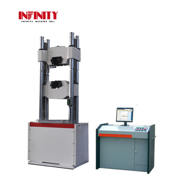 Lab 600KN Tensile Test Micro Controlled Hydraulic Universal Testing Machine For Metal