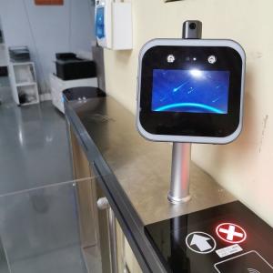 China Smart Kiosk 5 Inch WiFi TCP Facial Recognition Thermometer wholesale