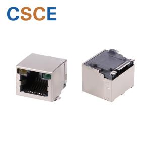 China Tab Up SMT RJ45 Connector 1 * 1 Port Storage Temperature ﹣40℃ To +85℃ wholesale