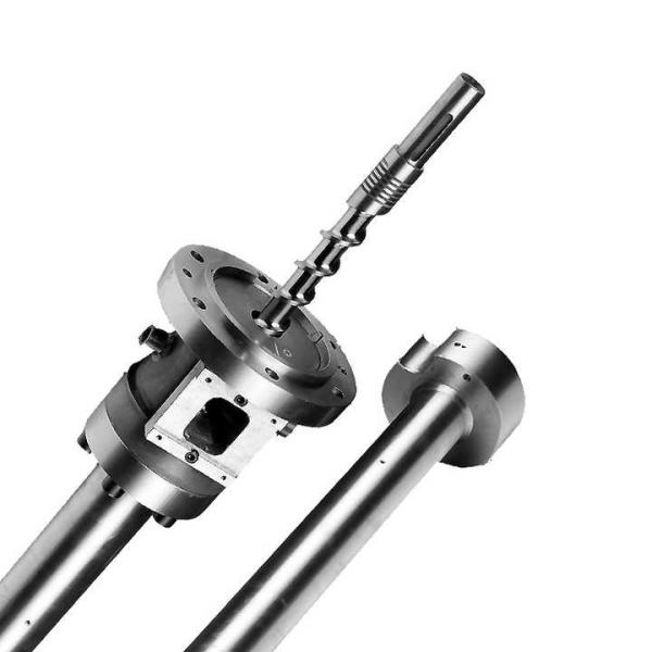 Pipe Extruder Single Screw And Barrel Separation Vented Type For Plastic Extruder Machine