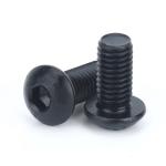 ISO Standard Pan Head 1/4-20*1/2 inch Grade 12.9 Black Hexagon Socket Screw with