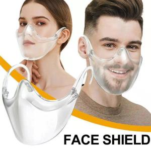 China Anti Fog Plastic Protective Face Shield Safety Visor Face Shield With Box Clear PC Face Shield wholesale