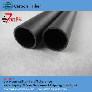 China High Strength 3k Carbon Fiber Pipe Corrosion Protection For Machine Parts wholesale