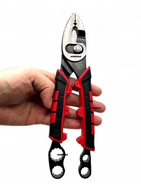 Combination Slip Joint Pliers With Wire Cutter Spanner Wrench Handle 9-1/2" 10 Inch 8 Inch