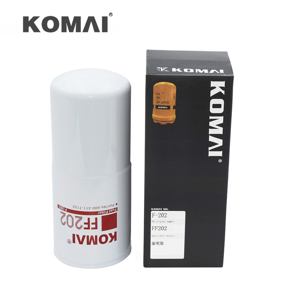 KOMAI Fuel Filter FF202 CX-602 P55-0202 600-311-7152 For Excavator Diesel Engine Parts