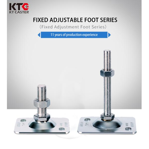 Electroless Nickel Plating M16 Heavy Duty Adjustable Feet For Cabinet