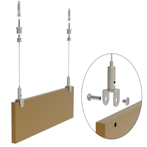 Quality Fork Cable Gripper With Mounting Brackets Components For Sound Absorbing Ceiling Panels for sale