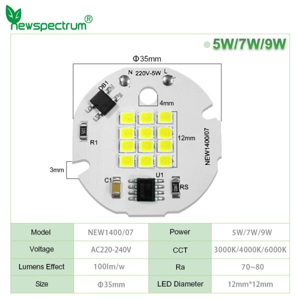 Quality No Flicker Cob Chip On Board AC 220V 6000K Cob Led Driver Ic for sale