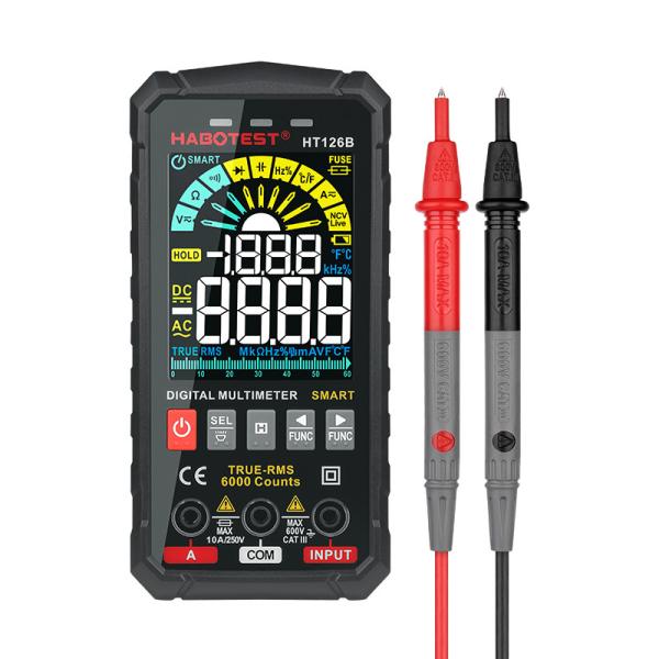Quality HT126B Portable Oscilloscope Multimeter With TRUE RMS LCD Display for sale
