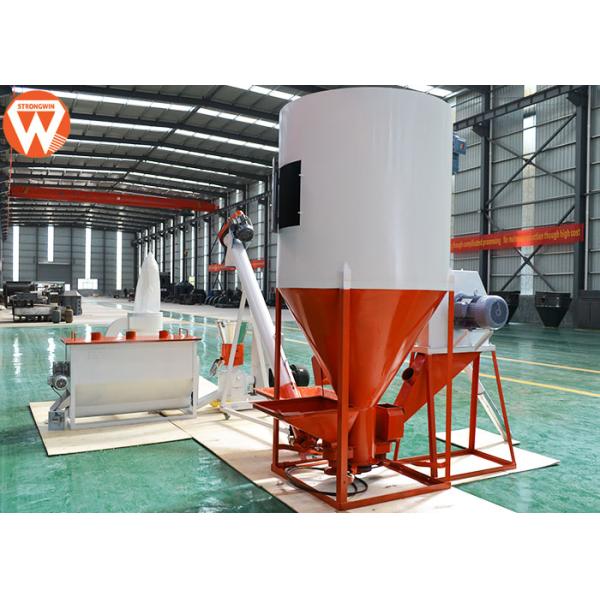 Electric Poultry Processing Equipment , Birds Chicken Feed Processing Plant