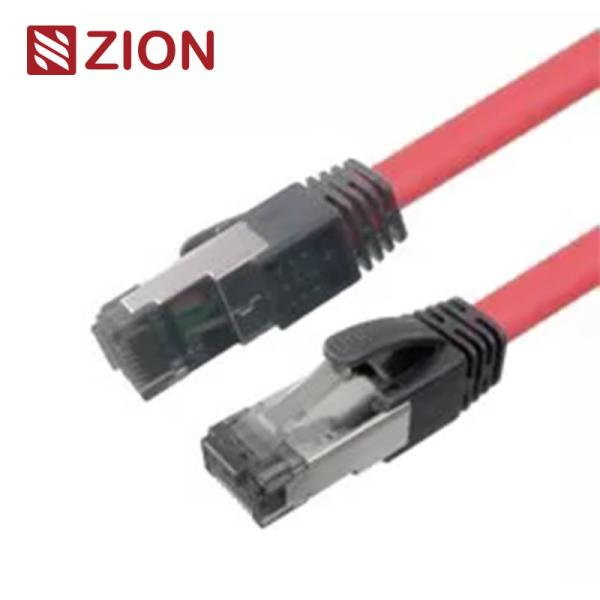 Quality Shielded Twisted Pair CAT8 Patch Cables Snagless PVC LSZH Jacket for sale