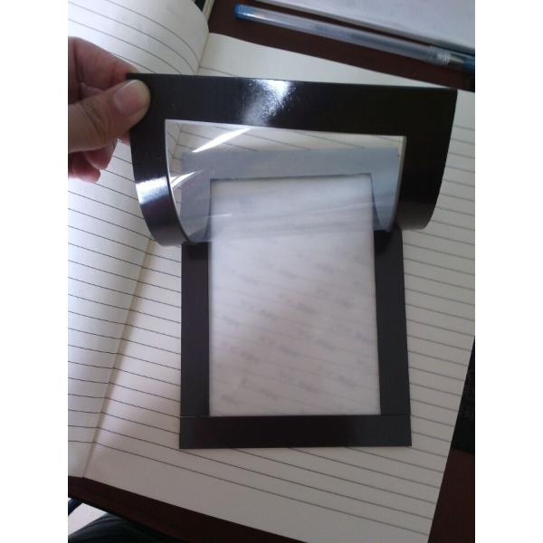 Magnetic photo frame Customsized removable magnetic photo frame /PVC PP cut design frame