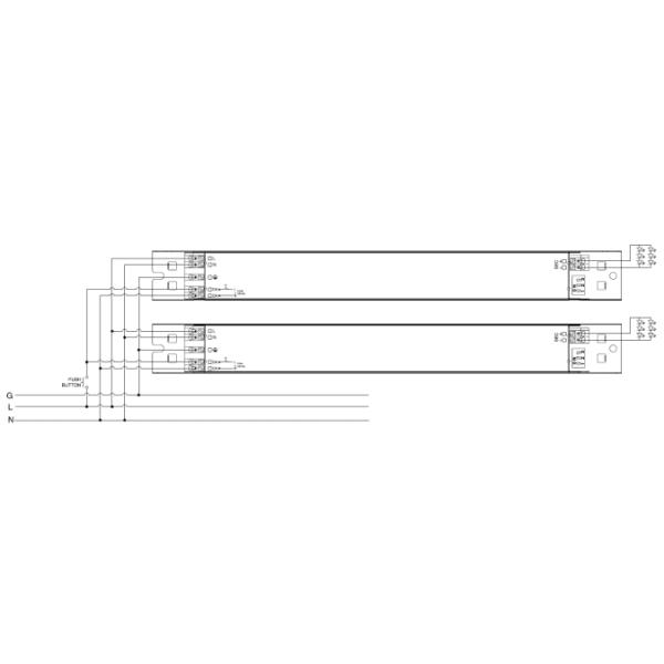 Constant Current DALI Dimmable LED Driver 60W Push Dim With Memory Function