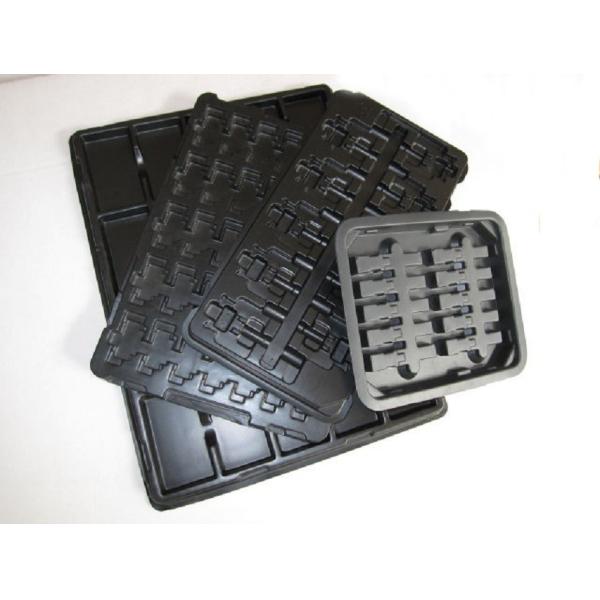 ESD Antistatic Custom Blister Plastic Grid Tray Packaging For Office