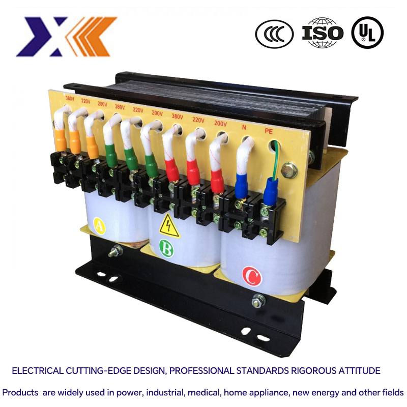 Low and High Frequency Characteristics Transformer for Lighting Three Phase in Energy