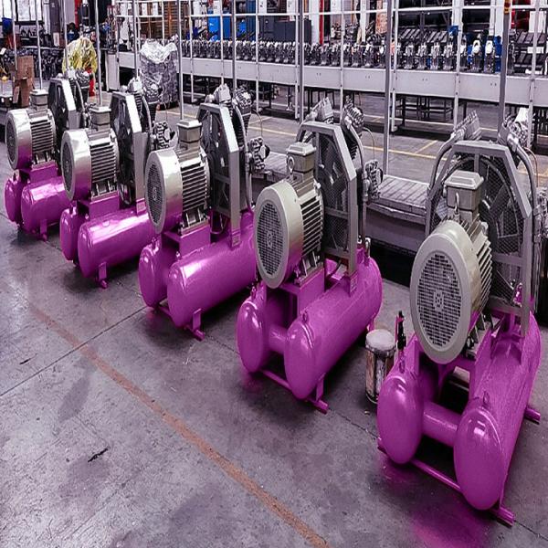 Piston Air Compressors Machine Belt Driven Air Compressor With Tank Industrial Commercial Air Compressors
