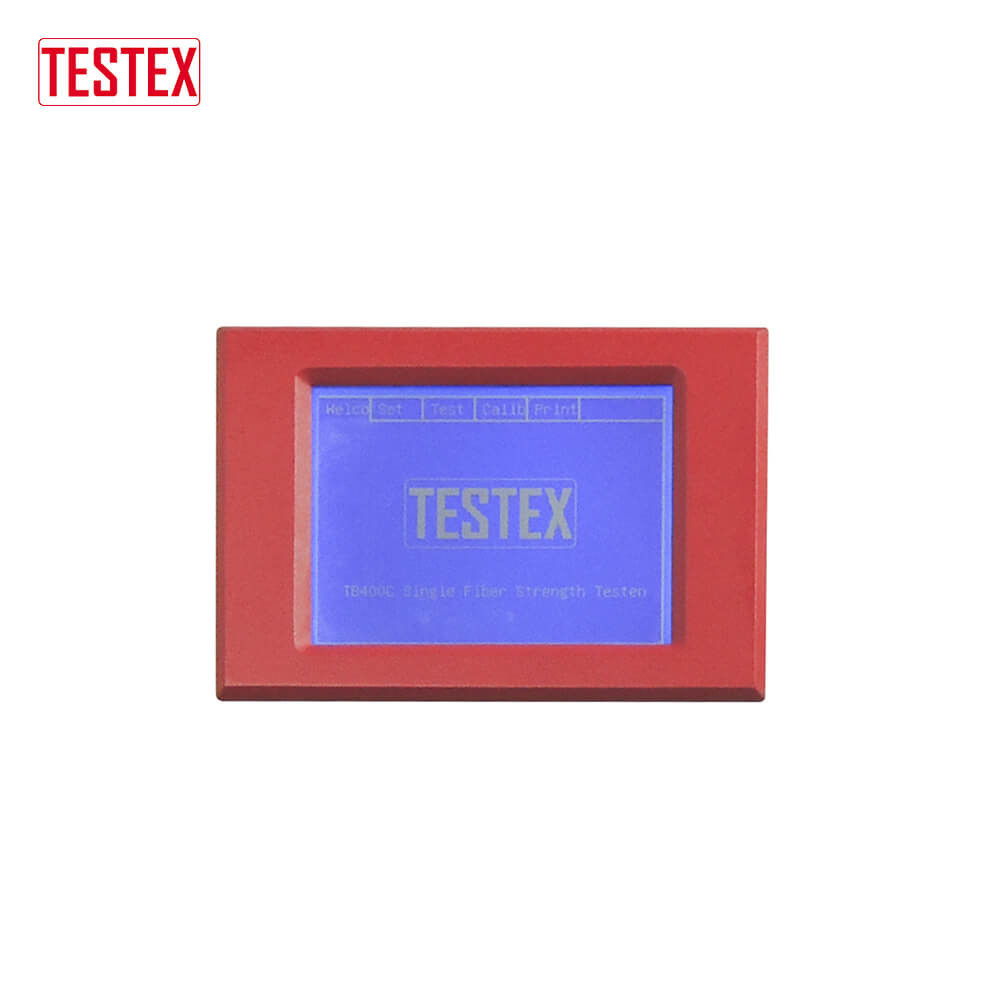 0.02% (F.S) Load Measuring Accuracy Single Fiber Strength Tester for Easy Loading and Unloading of Samples