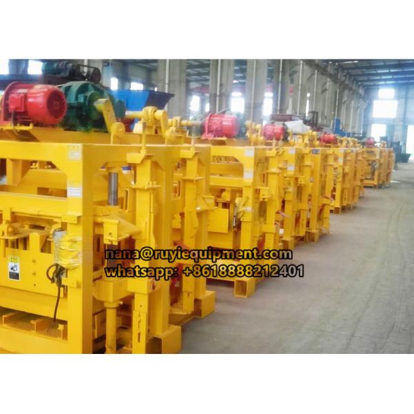 4-40 small hollow block solid block concrete block making machine