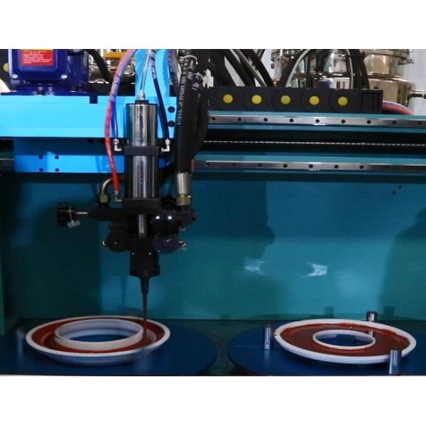 380V 50Hz Rotary Pleating Machine PLM-PU-2 Double Station PU Glue Injection Machine