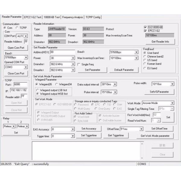 ISO18000 6C EPC C1G2 Long Range Passive Tag Reader 15m For Vehicle Tracking