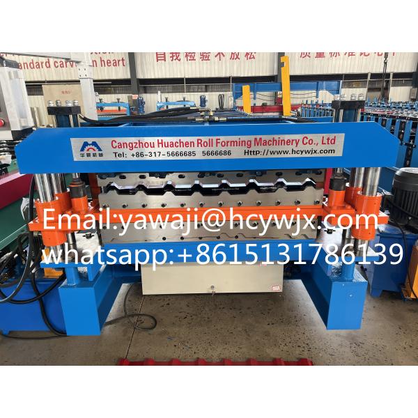 Flexible Double Deck Roll Forming Machine with 5.5 5.5KW Total Power and CR12 Cutter Material for Customized Production Need