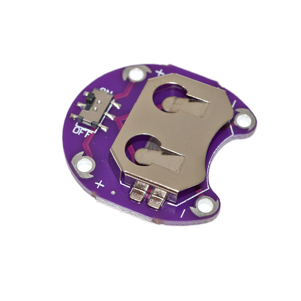 Coin Cell Battery Holder CR2032 Battery Holder with A Small Slide Switch