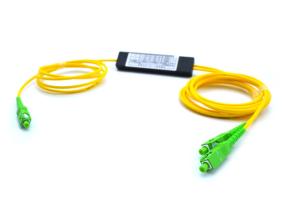 Dual Window SC APC Fiber Optic Coupler Splitter ABS Box 1*2 FBT Coupler Splitters