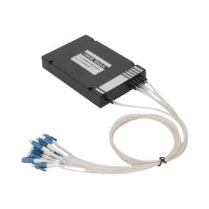 China Dual Fiber 4 Channels CWDM Mux Demux 1350 to 1410nm Low PDL Polarization Dependent Loss for Optimal Performance wholesale