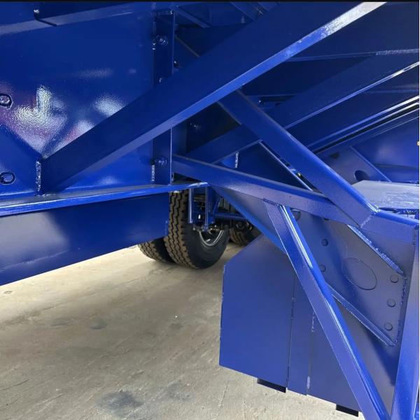 Heavy-Duty Fatbed Semi Trailer: Designed for Stable and Efficient Transportation of Oversized Loads and Heavy Equipment