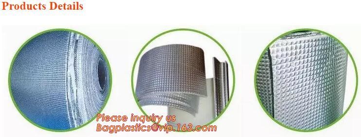 Foil crim kraft insulation,Alu foil FSK insulation, FOIL scrim kraft facing, reflective aluminium foil insulation,bonded