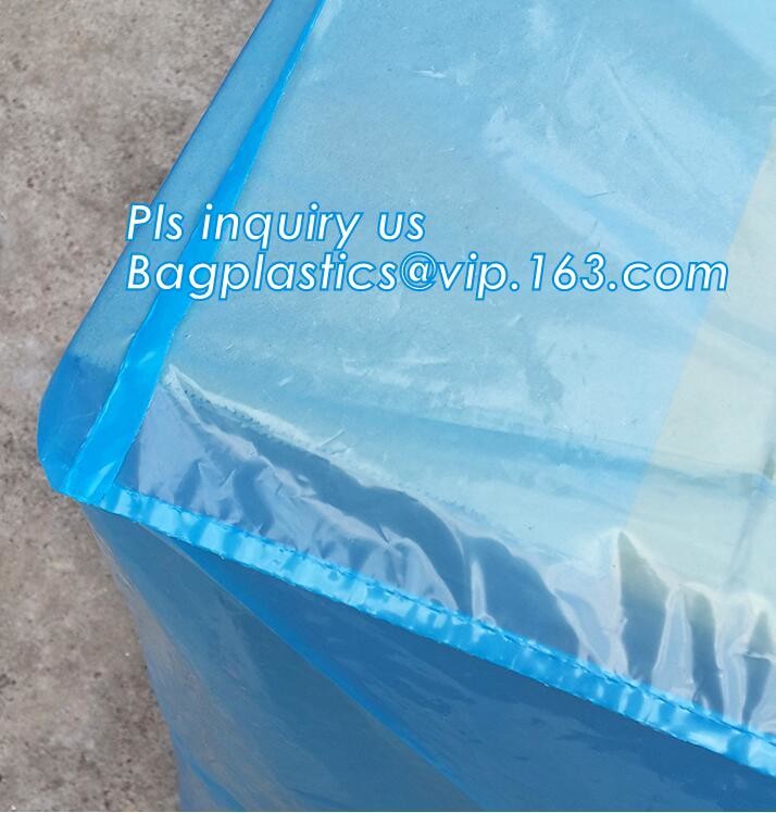 Customized Square Bottom or Side Guesst Plastic Protective Pallet Covers, 4 Mil Dust proof Clear Pallet Covers, BAGPLAST